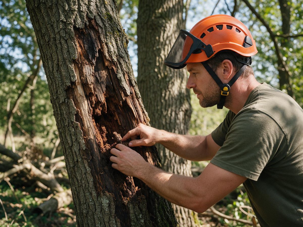 tree removal project in Bel Aire, KS
