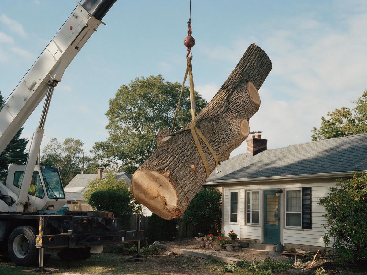 tree removal project in Derby, KS