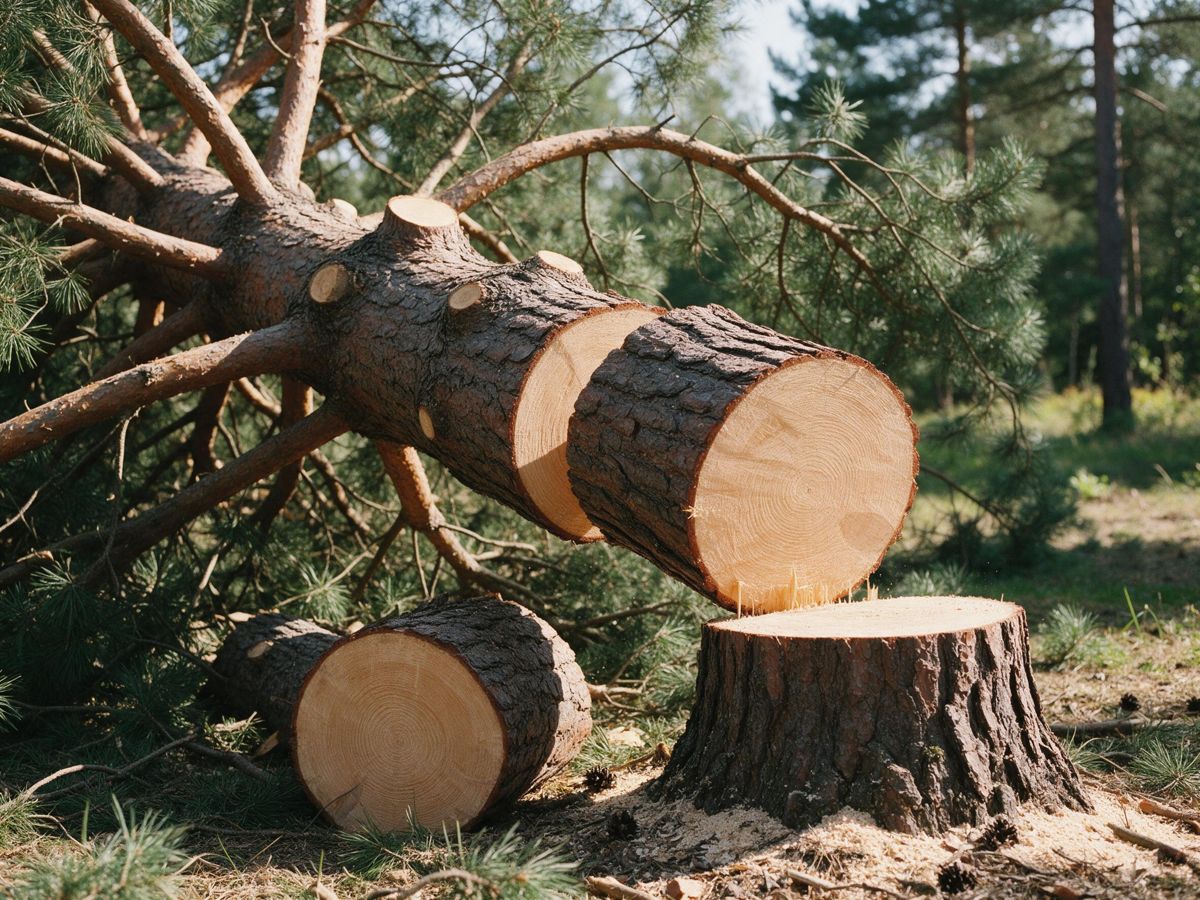 tree removal project in Park City, KS
